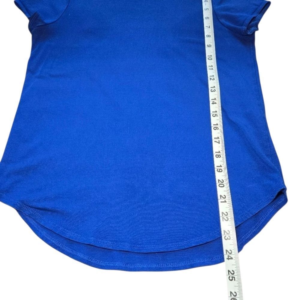 Cupio Cap Sleeve Tee - Blue - Picture 7 of 8
